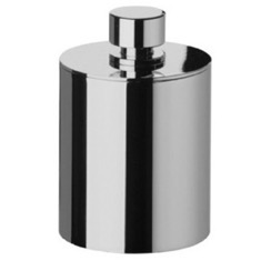 Round Metal Cotton Ball Jar Made in Brass